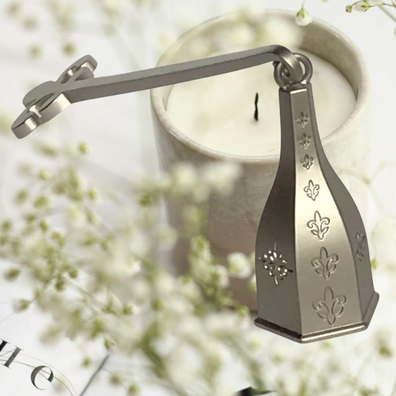 WICKMAN Candle Snuffer Pewter Finish with Fleur de Lis Design by Wickman - Image 3
